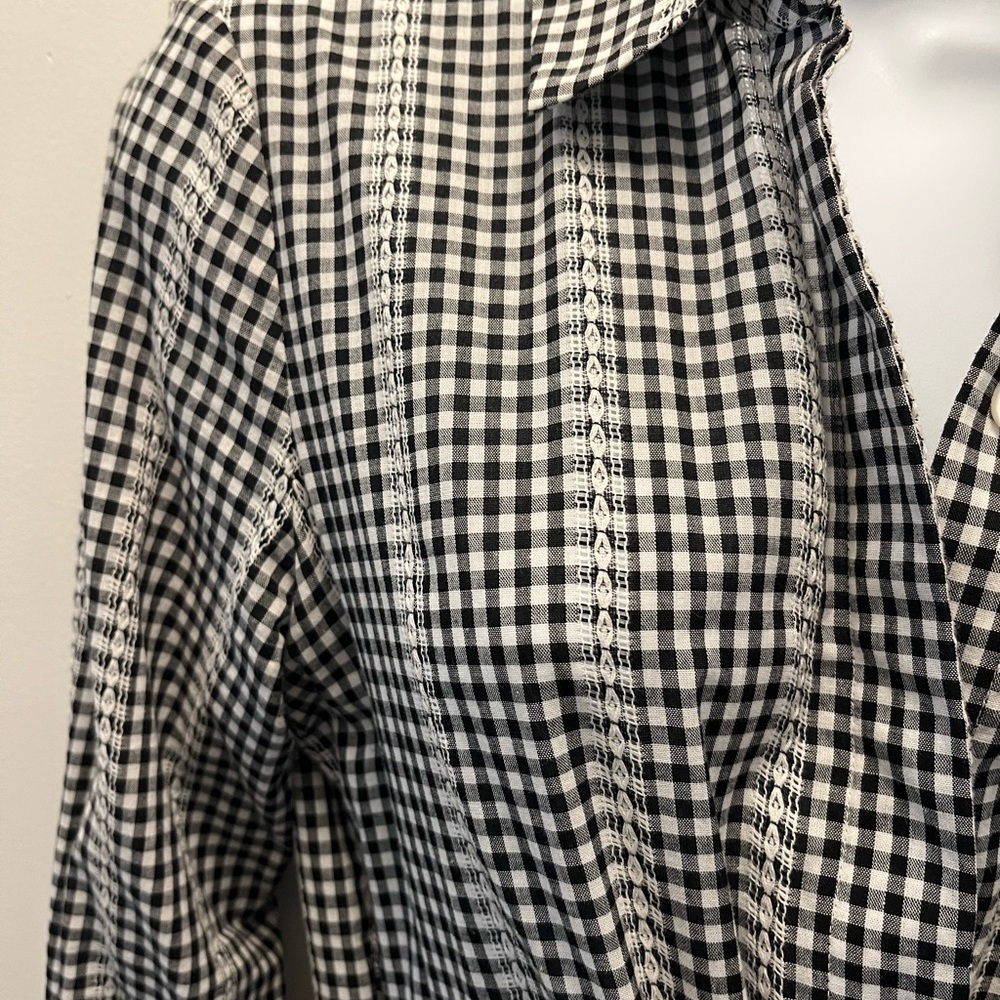 Calvin Klein size 4 black and white maxi dress